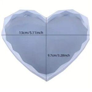 Silikonová forma diamantové srdce