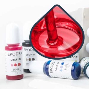 Transparentní barvivo do epoxidu Red