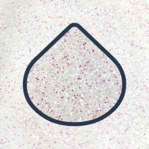 Glitter do epoxidové pryskyřice Rainbow White