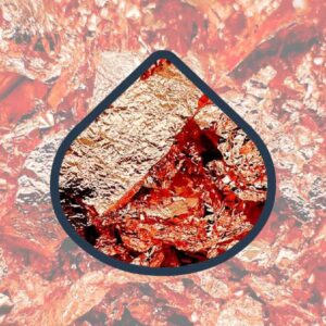 Metalické vločky do epoxidové pryskyřice Bronzové