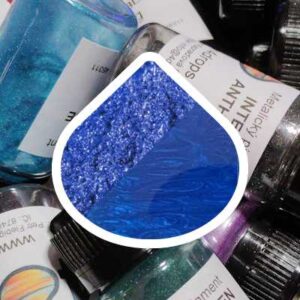 Metalický pigment Azur Blue