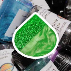 Metalický pigment Bahia Green