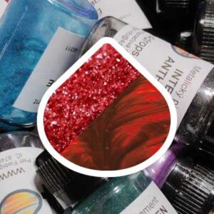 Metalický pigment Carbon Red