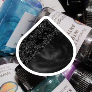 Metalický pigment Deep Black
