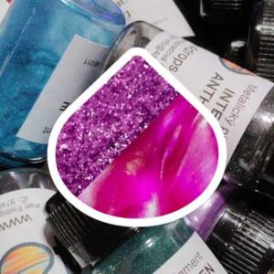 Metalický pigment Rose Red