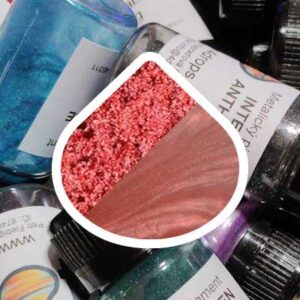 Metalický pigment wine red