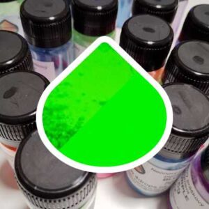 Neonový práškový pigment Green